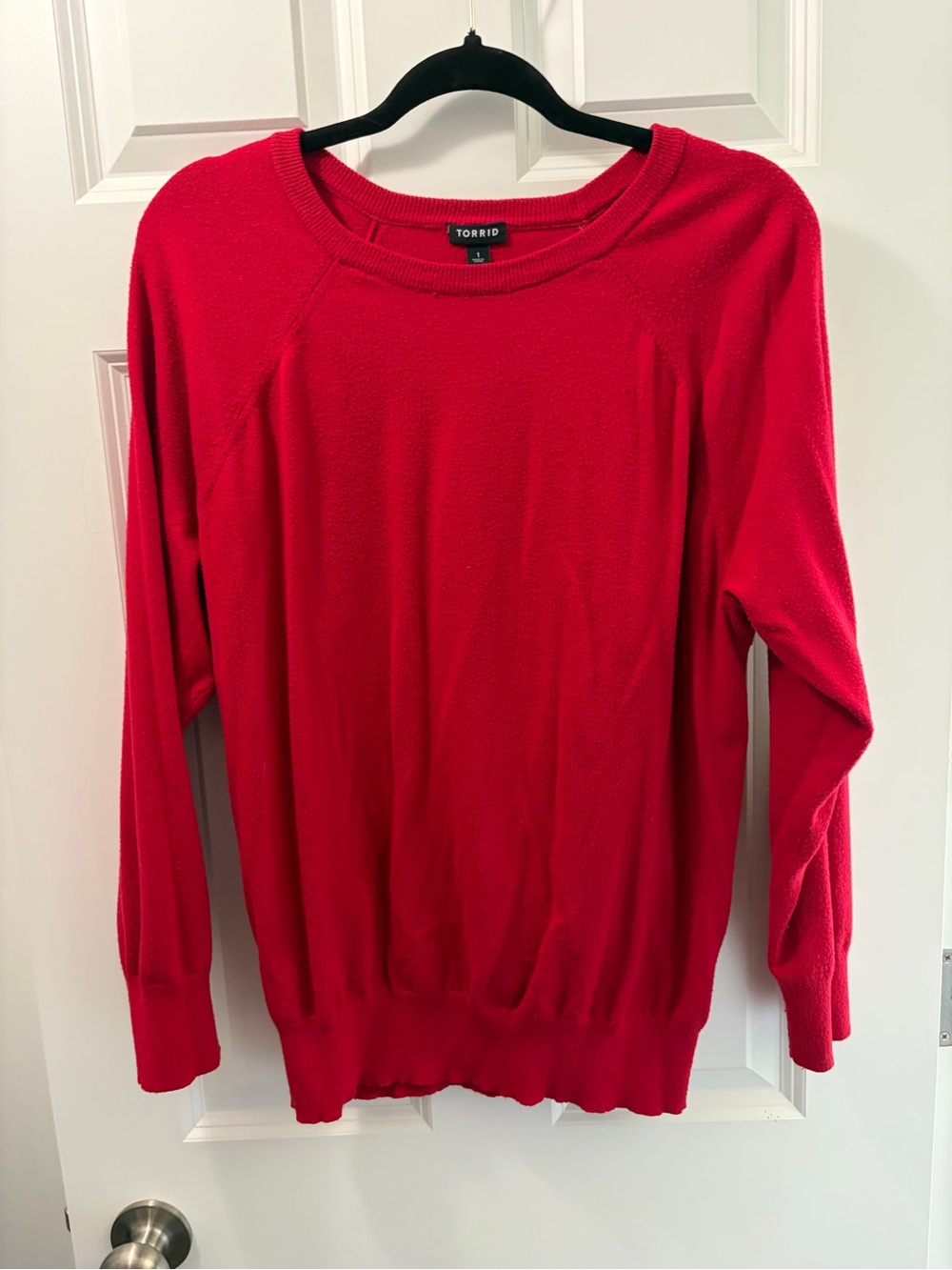 Torrid Vibrant Red Knit Pullover